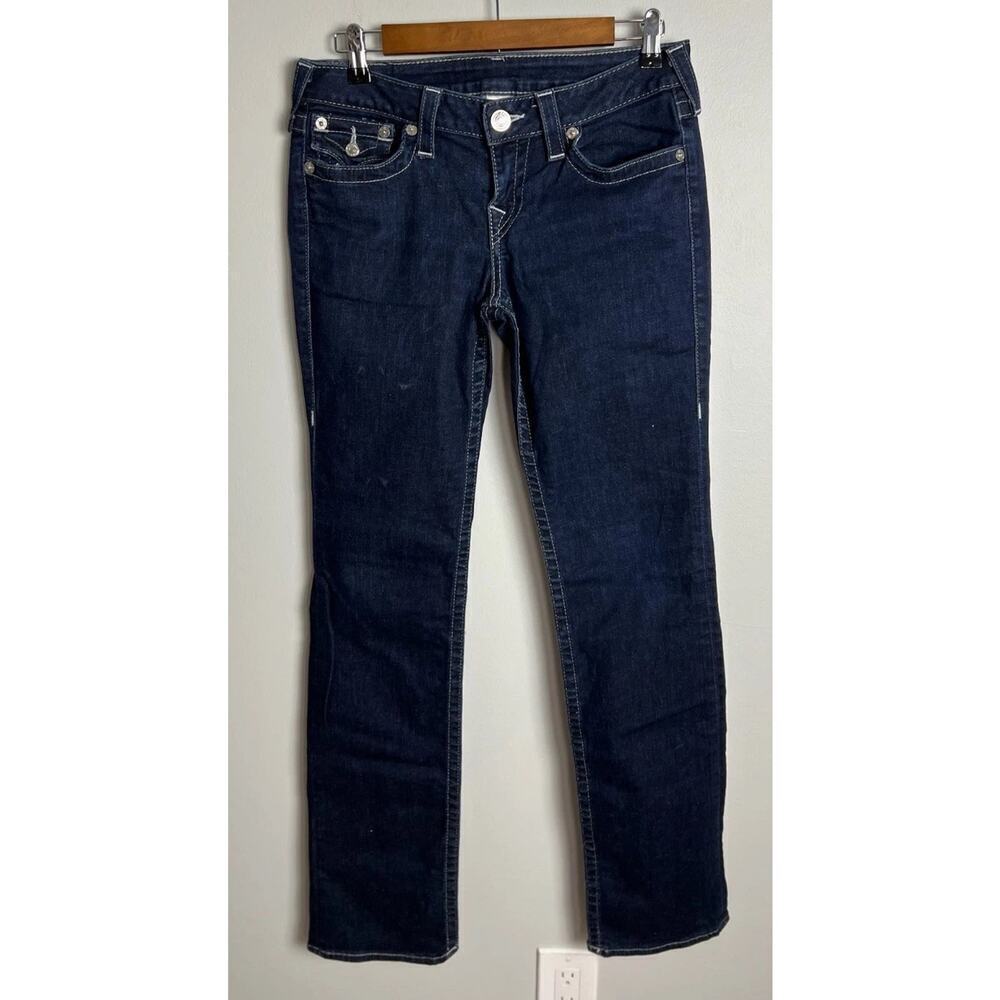 True Religion Brand Straight Leg Dark Wash Made in USA Size 29 Women’s